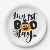 私の最初のBOO日 ペーパープレート (正面)