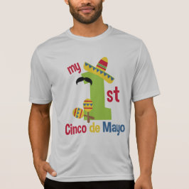 私の最初のcinco de mayoメンズスポーツテックの競合他社 tシャツ