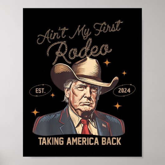 私の最初のRodeo西カウボーイトランプシおもしろいーを見る ポスター (正面)