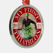 私の最初トライアスロン- 2011年 メタルオーナメント (右)