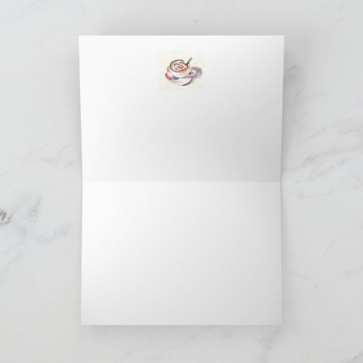 私の最初パリMacaron カード (内部)