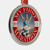 私の最初マラソン- 2011年 メタルオーナメント (右)