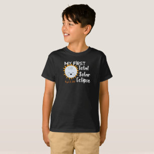 私の最初総日食2017のティー Tシャツ