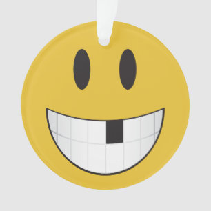 私の最初緩い歯のemoji オーナメント