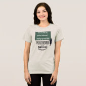 私の最大の功績は黙っていること S トライブレンドTシャツ (正面全面)