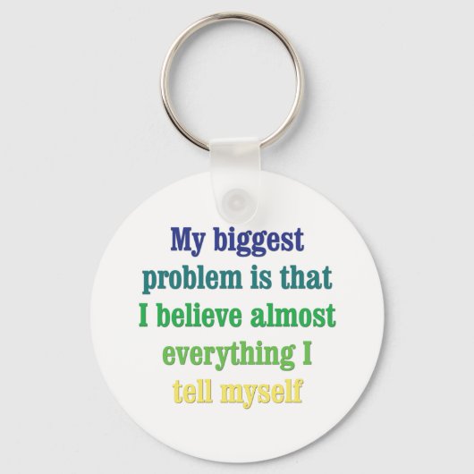 私の最大の問題は キーホルダー (正面)