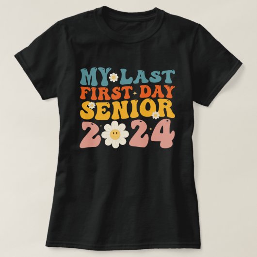 私の最後の初日 高校卒業予定 2024年 Tシャツ (デザイン正面)