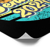 私の最後の最初の日シニア2024クラス2024に戻るS ポスター (角)