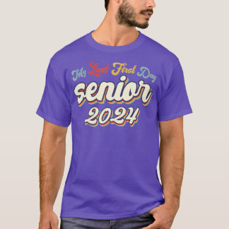 私の最後の最初の日シニア2024新学期ヴィンタ Tシャツ
