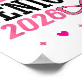 私の最後の最初の日シニア2026コケットピンクボウGr ポスター (角)