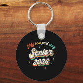 私の最後の最初の日シニア2026新学期ヴィンタ キーホルダー (正面)