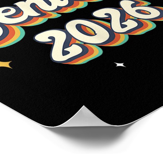 私の最後の最初の日シニア2026新学期ヴィンタ ポスター (角)