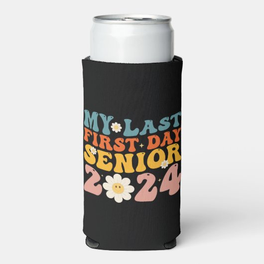 私の最後の最初の日 2024年卒業生クラス スリム缶クーラー (Seltzer正面)