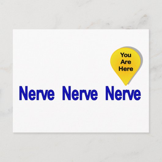 私の最後の神経に ポストカード (正面)