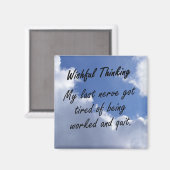 私の最後の神経は疲れ始めている マグネット (正面/裏面)