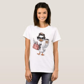 私の最後の空飛ぶアヒル Tシャツ (正面フル)