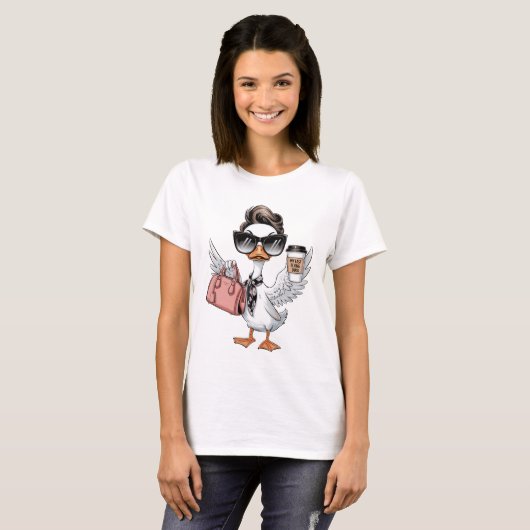 私の最後の空飛ぶアヒル Tシャツ (正面フル)
