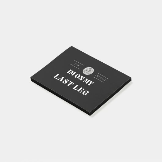 私の最後の脚切断者の正式なIMがハンデを被った ポストイット (アングル)