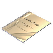 私の最後の願いスパイラルノートブック |ゴールデン・グロー ノートブック (左側)