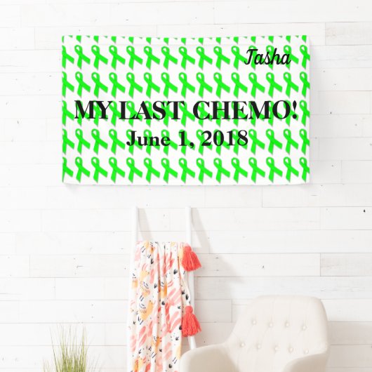 私の最後のChemoのお祝いの旗 横断幕 (インサイチュ)