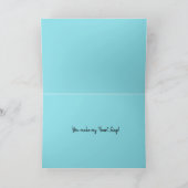 私の最愛のアイリスフローラ花誕生日カード カード (内部)