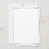 私の最愛の英語ヘブライ語金ゴールドマンダラ空白のカード サンキューカード (裏面)