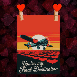 私の最終目的地、ヴィンテージバレンタインデー シーズンカード