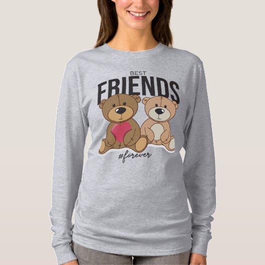 私の最高のクマの友達 Tシャツ (正面)