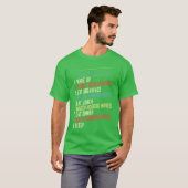 私の最高の一日 起きてホラー映画を見る 笑える 腕時計 Tシャツ (正面フル)