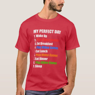 私の最高の一日 起床 ビデオゲーム ゲーム gif tシャツ