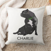 私の最高の友よフランスのブルドッグ クッション (ブランケット)