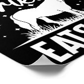 私の最高の友よ食べHay ポスター (角)