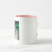 私の最高の友人、妹、写真パーソナライズされた マグカップ (中央)