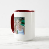 私の最高の友人、妹、写真パーソナライズされた マグカップ (正面左)