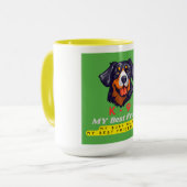 私の最高の友人，K-9 マグカップ (正面左)