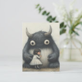 私の最高の友子と怪物 ポストカード (スタンド正面)