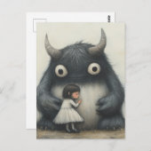 私の最高の友子と怪物 ポストカード (正面/裏面)