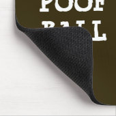 私の最高の友達はポメラニア犬のpoof ballかわいいpom マウスパッド (コーナー)