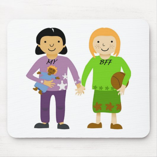 私の最高の友達は マウスパッド (正面)