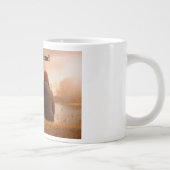 私の最高の友達 ジャンボコーヒーマグカップ (右)