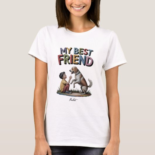 私の最高の友達 Tシャツ (正面)