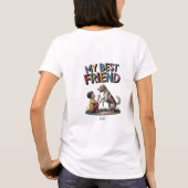 私の最高の友達 Tシャツ (裏面)