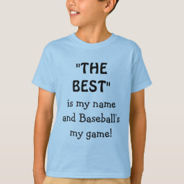 私の最高の名前引用文はおもしろい野球 Tシャツ