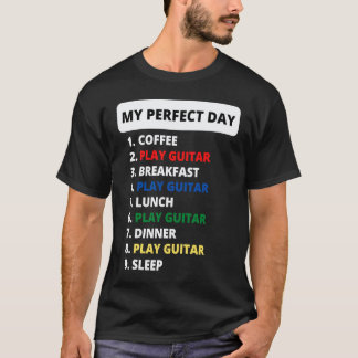 私の最高の日のギタリストのスケジュール Tシャツ