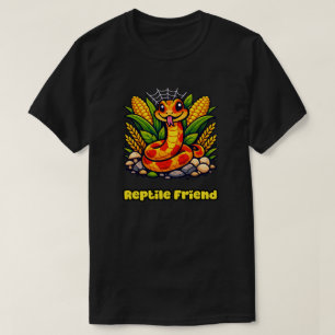 私の最高の爬虫類の友達 ユニークな動物デザイン Tシャツ