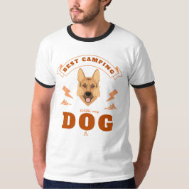 私の最高の犬とキャンプ Tシャツ