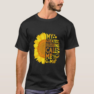 私の最高の祝福はおばあちゃんと呼んでくれます母の日 Tシャツ