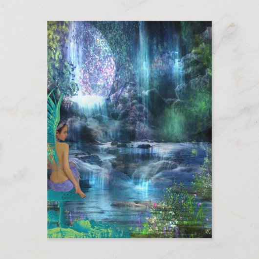 私の月明かりの庭の喜び ポストカード (正面)