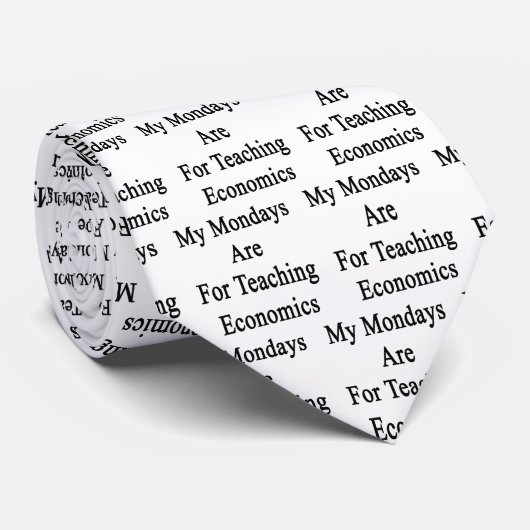 私の月曜日は経済学を教えるのためです ネクタイ (ロール)