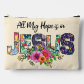私の望みはイエスのフローラ アクセサリーポーチ (正面)
